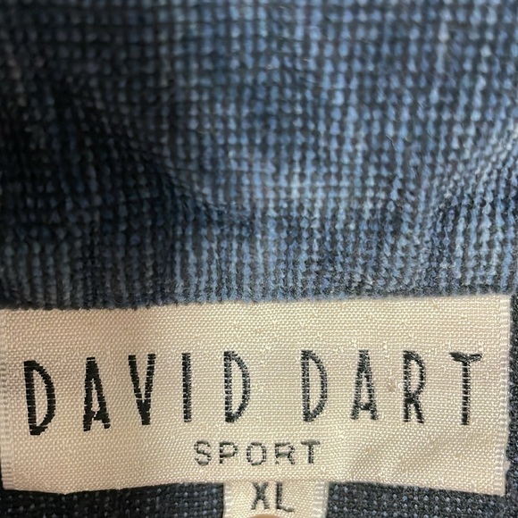 VINTAGE Blue Cord Button-Up Vest - Picture 5 of 5